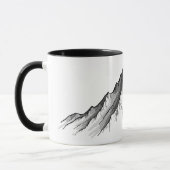 Minimal Line Mountain Tasse (Links)