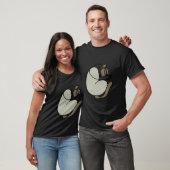 Minimal Line Siamkatze T-Shirt (Unisex)
