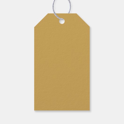 Minimal Linien Gold Geschenktasten Geschenkanhänger (Rückseite)