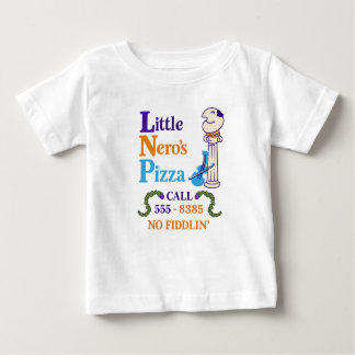 Minimal Little Nero’s Pizza Baby T-shirt