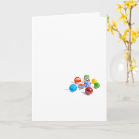 Minimal Lost Your Marbles Friendship Karte (Gelbe Blume)
