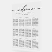 Minimal Lux Clean Simple Wedding Table Numbers Acrylschild (Winkel)