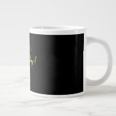 Minimal Mama Geburtstagsgeschenk Jumbo-Tasse (Rechts)