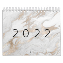 Minimal Marmor Weiß Grau Silber Rose Gold 202 Cal