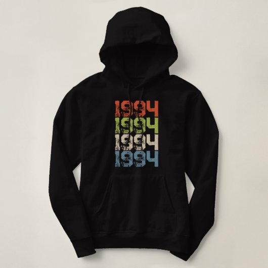 Minimal massgeschneiderte Geburtstagsgeschenke Hoodie (Design vorne)