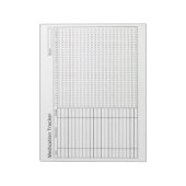 Minimal Medication Tracker  Notizblock (Rotiert)