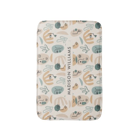 Minimal minimale moderne Badematte (Vorderseite Vertikal)