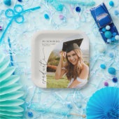 Minimal Minimalist Photo Arch Graduation Pappteller (Party)