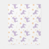 Minimal mint french bulldog Silhouette blanket Fleecedecke (Vorderseite)