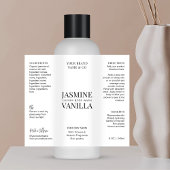 Minimal Modern 8 OZ Cosmo Flasche Wasserdicht Etik Schaumweinetikett