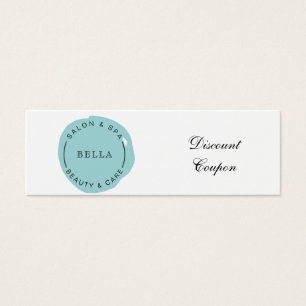 Minimal Modern Aqua Salon und Wellness-Center Disc
