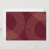 Minimal Modern Arch Photo Graduation Announcement Einladung (Rückseite)