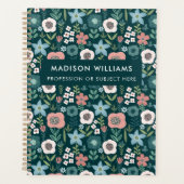 Minimal Modern Blume Planer (Vorderseite)