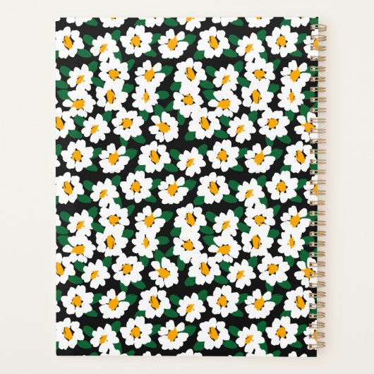 Minimal Modern Blume Planer (Rückseite)