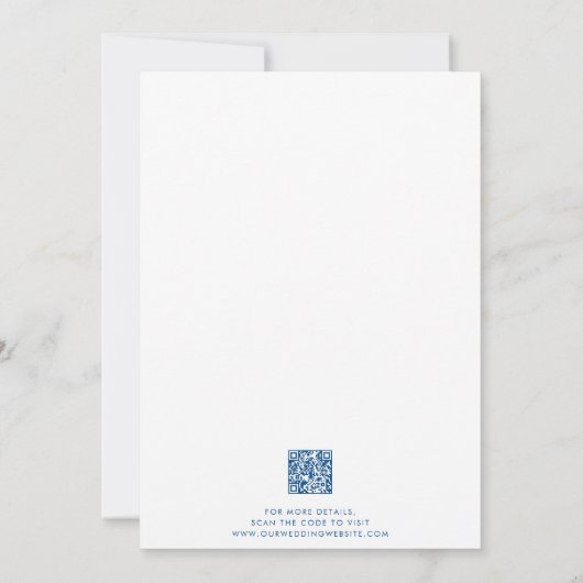 Minimal Modern Chatham Bars Inn Wedding Einladung (Rückseite)