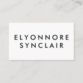 Minimal Modern Craft Chocolate Maker Qr Code Visitenkarte (Vorderseite)