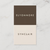 Minimal Modern Craft Chocolate Maker Qr Code Visitenkarte (Vorderseite)