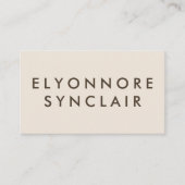 Minimal Modern Craft Chocolate Maker Qr Code Visitenkarte (Vorderseite)