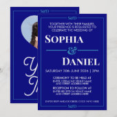 Minimal Modern Editable Wedding Einladung (Vorne/Hinten)