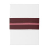 Minimal Modern Editable Wedding Einladungsbanderole (Rückseitenbeispiel)