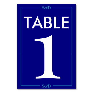 Minimal Modern Editable Wedding Tischnummer