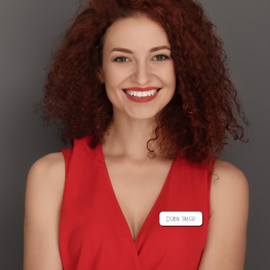 Minimal modern, einfach, Beruflich Namensschild