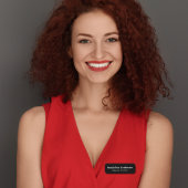 Minimal modern, einfach, sauber Beruflich Namensschild