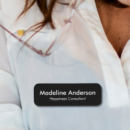 Minimal modern, einfach, sauber Beruflich Namensschild