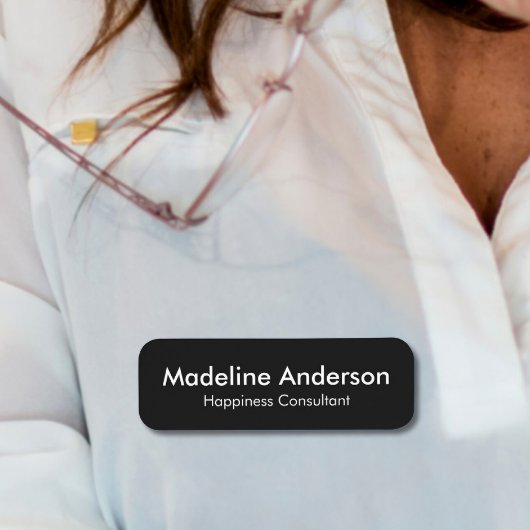 Minimal modern, einfach, sauber Beruflich Namensschild