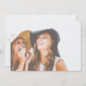 Minimal Modern Foto Bridesmaid Vorschlag Card Einladung (Rückseite)