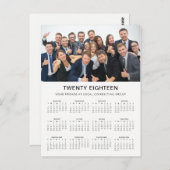 Minimal modern | Foto - Kalender 2018 Postkarte (Vorne/Hinten)