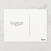 Minimal modern | Foto - Kalender 2018 Postkarte (Rückseite)