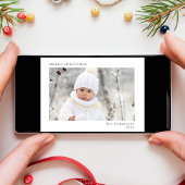 Minimal Modern Frohe Weihnachten Foto