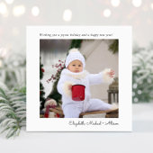 Minimal Modern Frohe Weihnachten Foto