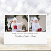 Minimal Modern Frohe Weihnachten Foto