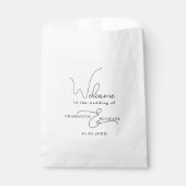 Minimal modern geschenktütchen (Vorderseite)