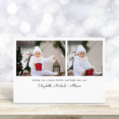 Minimal Modern Happy Holidays Weihnachten Foto