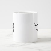 Minimal Modern | Ihr Logo Jumbo-Tasse (Vorderseite)