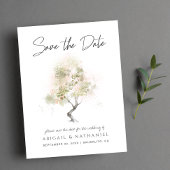 Minimal modern Save the Date Ankündigungspostkarte
