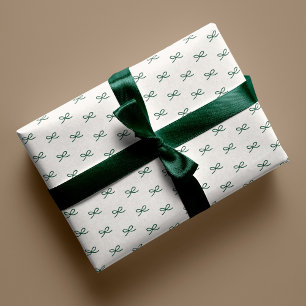 Minimal Modern Simple Bow Muster Weihnachten Geschenkpapier