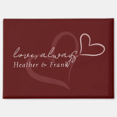 Minimal Modern Simple Chic Valentine's Day Magnet (Vorderseite)