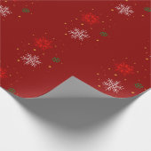 Minimal Modern Simple Star Pattern Christmas Geschenkpapier (Ecke)
