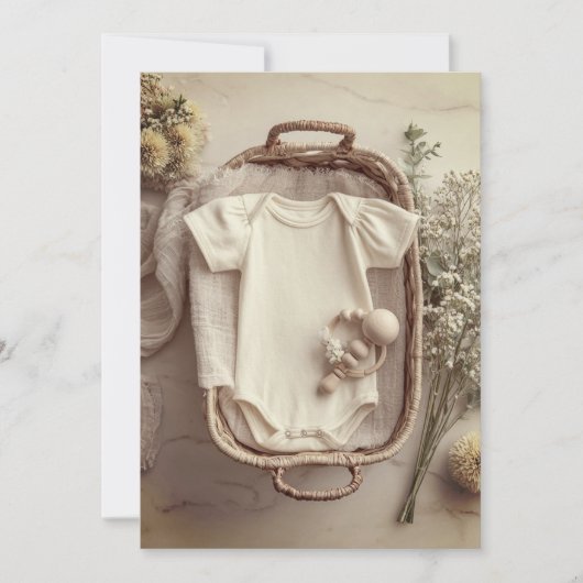 Minimal & modern sprinkle | Einfach & süß Einladung (Vorderseite)