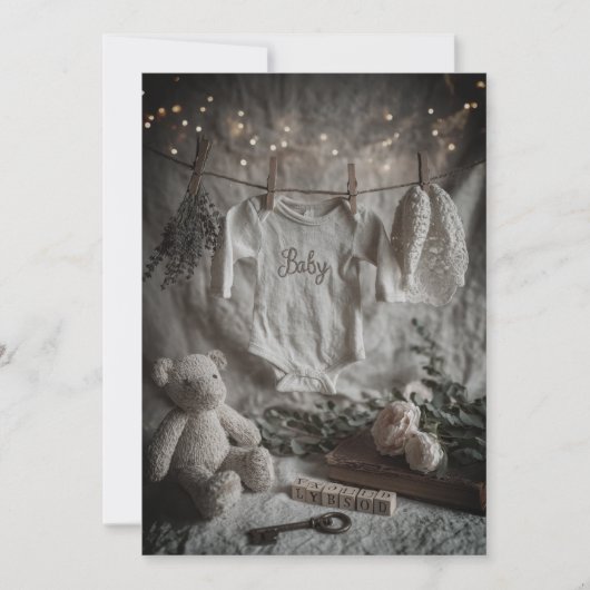 Minimal & modern sprinkle | Sauber und elegant Einladung (Vorderseite)