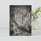 Minimal & modern sprinkle | Sauber und elegant Einladung (Stehend Vorderseite)