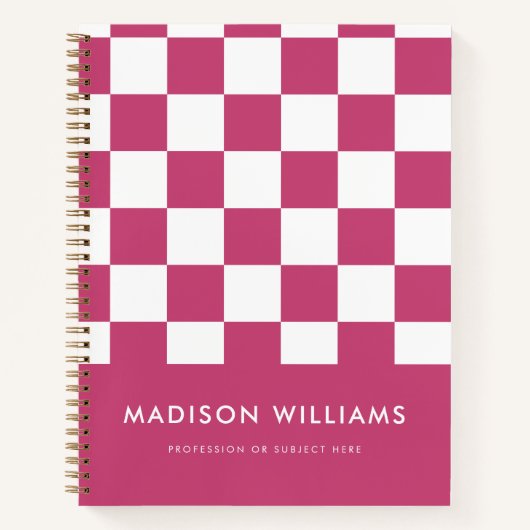 Minimal Modern Square Notebook Notizblock (Vorderseite)