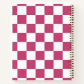 Minimal Modern Square Notebook Notizblock (Rückseite)