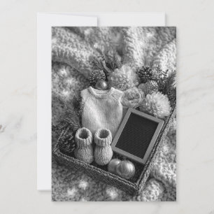 Minimal & Modern Streusel   Baby-Feier Einladung