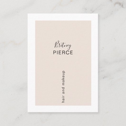 Minimal Modern Visitenkarte (Vorderseite)