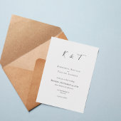 Minimal Modern Wedding Invitation Einladung